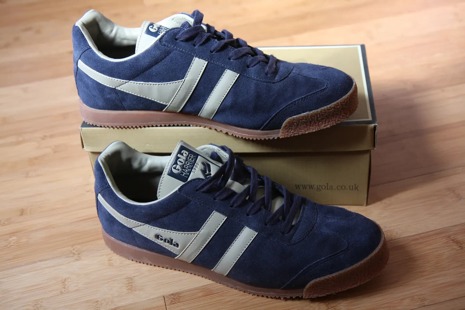 Runner Navy shoes vista frontale