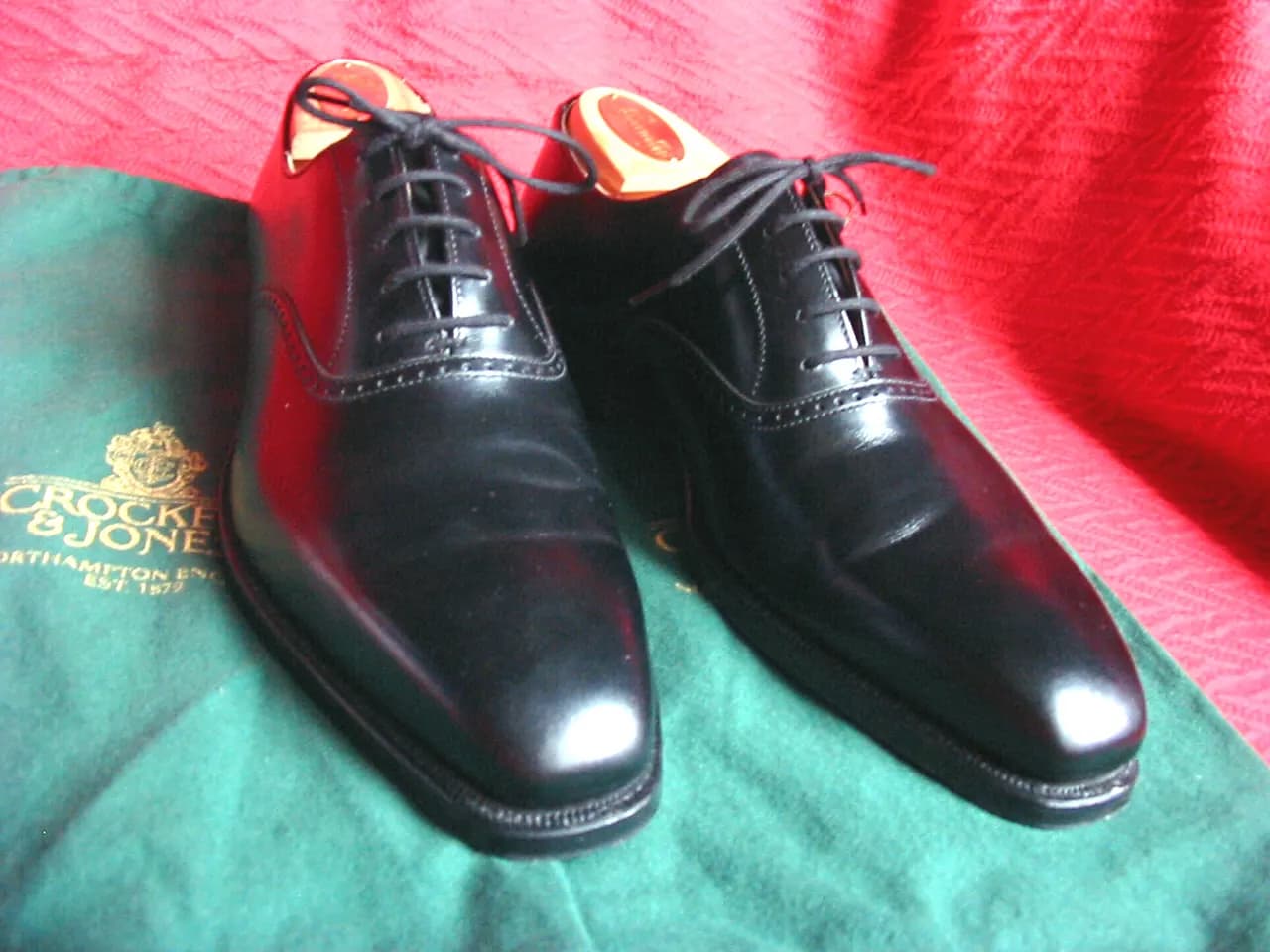 Oxford Nero shoes vista frontale