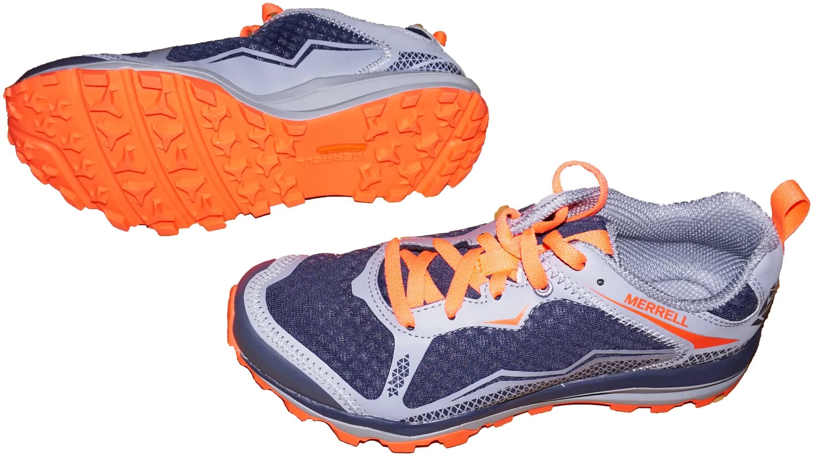 Trail Oliva shoes vista frontale