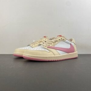 Air Jordan 1 Retro Low OG SP Travis Scott Shy Pink IQ7604-100